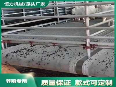 羊場傳送帶式清糞機的構(gòu)成